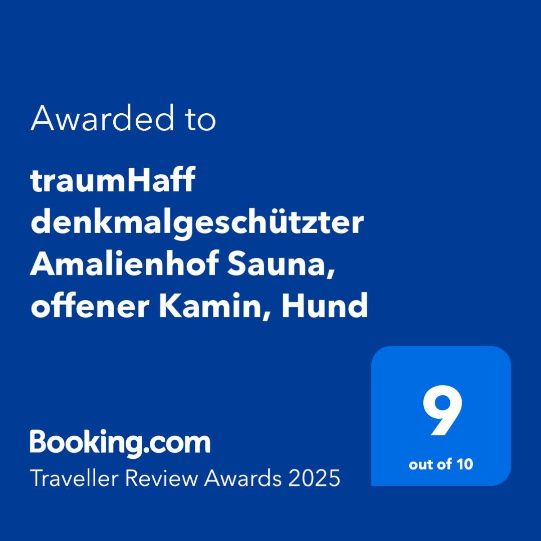 Traumhaff Denkmalgeschuetzter Amalienhof Sauna, Offener Kamin, Hund Ahlbeck  外观 照片